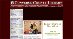 Desktop Screenshot of conversecountylibrary.org